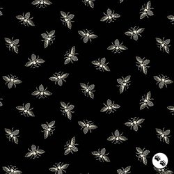 Andover Fabrics Petite Beehive Petite Bee Ebony