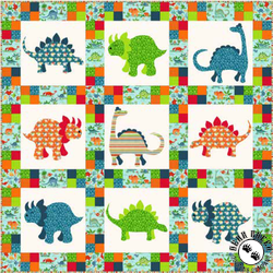 Dino Friends Free Quilt Pattern Dino Friends Free Quilt Pattern