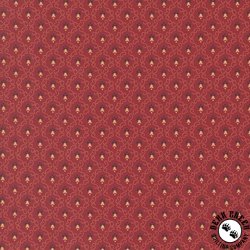 Moda Sally's Stiches Little Bell Turkey Red Moda Sally's Stiches Little Bell Turkey Red