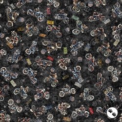 QT Fabrics Stars, Stripes, and Steel Grunge Biker Toss Black QT Fabrics Stars, Stripes, and Steel Grunge Biker Toss Black