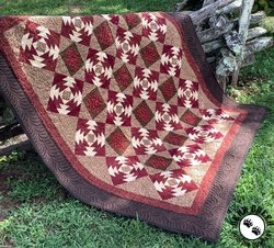 Pineapples Squared Quilt Pattern - PDF DOWNLOAD