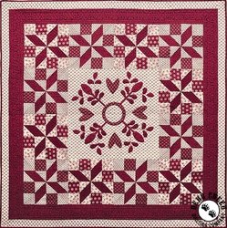 Coonawarra Red Free Quilt Pattern by Red Rooster Fabrics