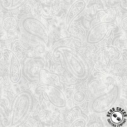 Blank Quilting Paisley Jane 108 Inch Wide Backing Fabric Gray Blank Quilting Paisley Jane 108 Inch Wide Backing Fabric Gray
