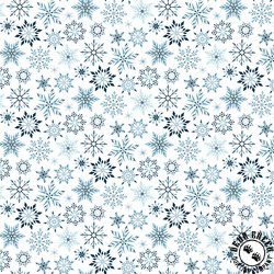 Riley Blake Designs Winter Magic Snowflakes White Riley Blake Designs Winter Magic Snowflakes White