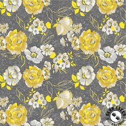 Windham Fabrics Verona Fiori Grey