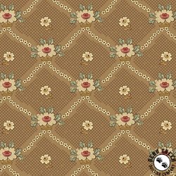 Andover Fabrics Always and Forever Lattice Baskets Toast