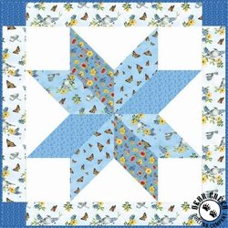 Bluebonnet Breeze Bigger Free Quilt Pattern