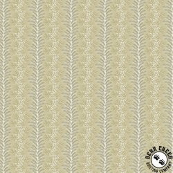 Windham Fabrics Garden Tale Fern Stripe Biscuit