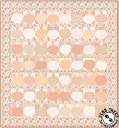 Autumn Pumpkin Tonal Free Quilt Pattern