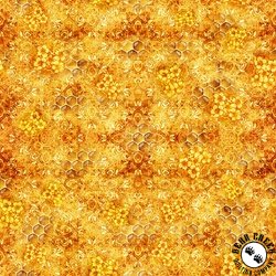 QT Fabrics Buzz, Buzz, Buzz Honeycomb Blender Orange QT Fabrics Buzz, Buzz, Buzz Honeycomb Blender Orange