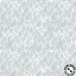 Hoffman Fabrics Midnight Perch Ferns Gray/Silver Hoffman Fabrics Midnight Perch Ferns Gray/Silver