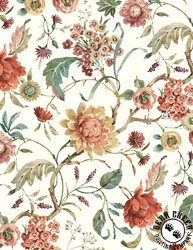 Wilmington Prints Season's Study Medium Floral Cream