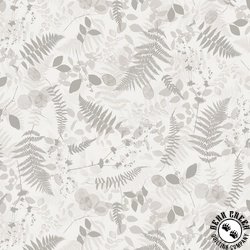 Clothworks Naturescape Ferns Light Taupe