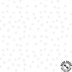 Blank Quilting Morning Mist IX White on White Stars Blank Quilting Morning Mist IX White on White Stars