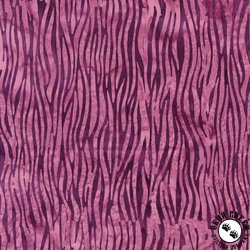 Anthology Fabrics Nouveau Batik Zebra Stripe Purple