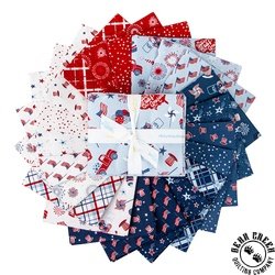 Stars and Stripes Forever Fat Quarter Bundle by Riley Blake Designs Stars and Stripes Forever Fat Quarter Bundle by Riley Blake Designs