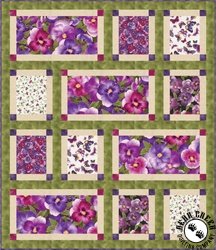 Viola- Cottage Garden Free Quilt Pattern by Timeless Treasures Viola- Cottage Garden Free Quilt Pattern by Timeless Treasures