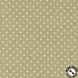 Moda Vintage Linens Meadow Greens Perfect Dot Sage Moda Vintage Linens Meadow Greens Perfect Dot Sage
