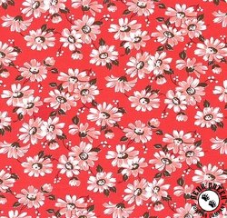 Riley Blake Designs Flea Market Floral Cayenne
