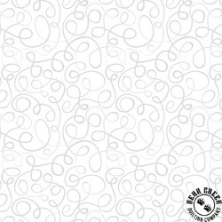 Blank Quilting Morning Mist IX White on White Scribbles Blank Quilting Morning Mist IX White on White Scribbles