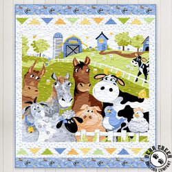 Barnyard Blues Moo Crew Free Quilt Pattern