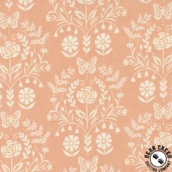 Moda Kindness Damask Coral Moda Kindness Damask Coral