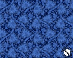 Maywood Studio Blue Belle Paisley Navy Maywood Studio Blue Belle Paisley Navy