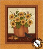 Pumpkin Patch - Flowers in the Pumpkin Free Quilt Pattern by Benartex