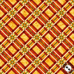 Studio E Fabrics Autumn Fields Plaid Pumpkin