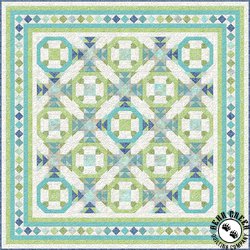 In The Neighborhood Aqua/Green Free Quilt Pattern