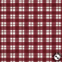 P&B Textiles Farmhouse Americana Patriotic Plaid Red