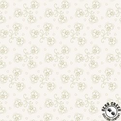 Marcus Fabrics Dandy Pansies Rustling Cream Marcus Fabrics Dandy Pansies Rustling Cream