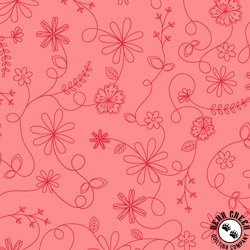 Maywood Studio Kimberbell Basics Swirl Floral Pink