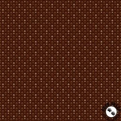 Marcus Fabrics Prairie Dry Goods II Finial Brown Marcus Fabrics Prairie Dry Goods II Finial Brown