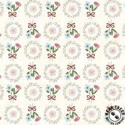 Henry Glass Pocketful of Posies Words Cream Henry Glass Pocketful of Posies Words Cream