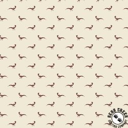 Marcus Fabrics Pint Sized Neutrals Pheasant Red Marcus Fabrics Pint Sized Neutrals Pheasant Red
