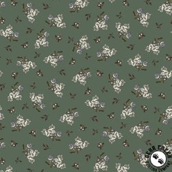 Studio E Fabrics Art of Midnight Ditzy Dark Sage