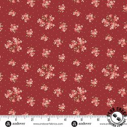 Andover Fabrics Lighthouse Sand Verbena Red Roof