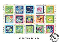 Benartex Rainforest Glow Boxes Panel Multi Benartex Rainforest Glow Boxes Panel Multi