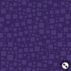 Benartex Xanadu Tonal Squares Dark Purple