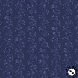 Windham Fabrics Jasper Blue Border Lace Navy Windham Fabrics Jasper Blue Border Lace Navy