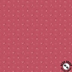 Andover Fabrics Wildflower Cottage Meadowlarks Poppy