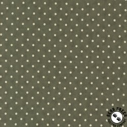 Moda Vintage Linens Meadow Greens Perfect Dot Evergreen