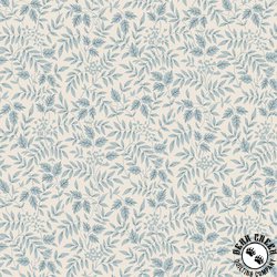 Marcus Fabrics Nouveau Leaf Sprigs Sky