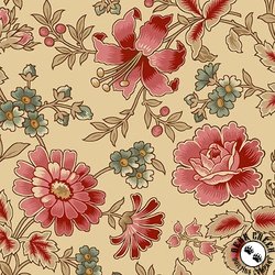 Andover Fabrics Always and Forever Wild Rose Cream