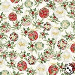 P&B Textiles Joyful Ornament Allover Cream