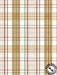 Wilmington Prints Season's Study Plaid Brown