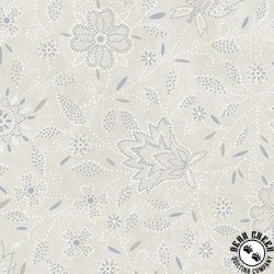 Maywood Studio Patchwork Blue Floral Cream