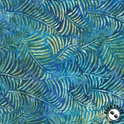 Riley Blake Designs Expressions Batiks Toes in the Sand Palms Ocean Blue