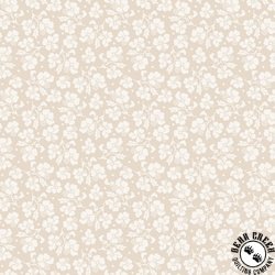 Marcus Fabrics Dandy Pansies Deed of Kindness Beige Marcus Fabrics Dandy Pansies Deed of Kindness Beige